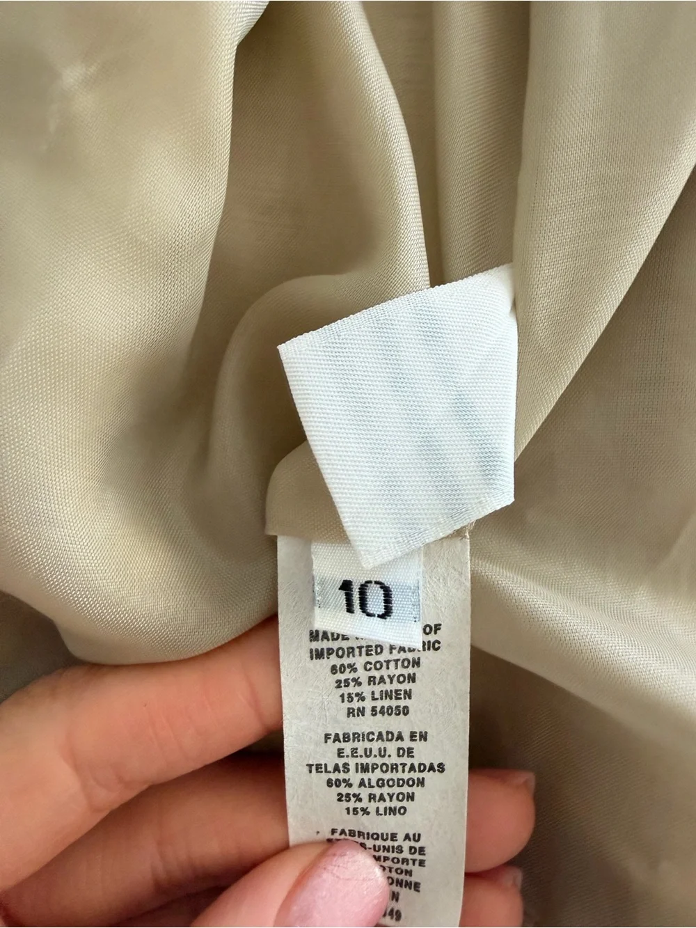 Vintage Christian Dior Suit Set Women's Beige Cropped Fringe Jacket & Trousers
